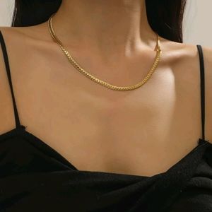 NEW Gold Plated stainless steel necklace waterproof "20"
